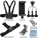 Action Camera Kit - Secure Chest And Head Mounts
