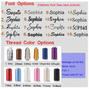 Personalised Corduroy Knapsack Custom Name Casual Backpack