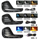 2Pcs LED Daytime Running Lights for Chevrolet Cavalier 2019 2020 DRL Yellow12V