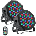 U'King 2PCS LED Par Light 36 RGB DMX Stage Wedding
