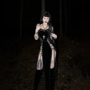 Velvet Gothic Maxi Dress For Women Today