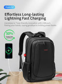 Lifetime Guaranteed Anti-Theft Men's Laptop Backpack Safe