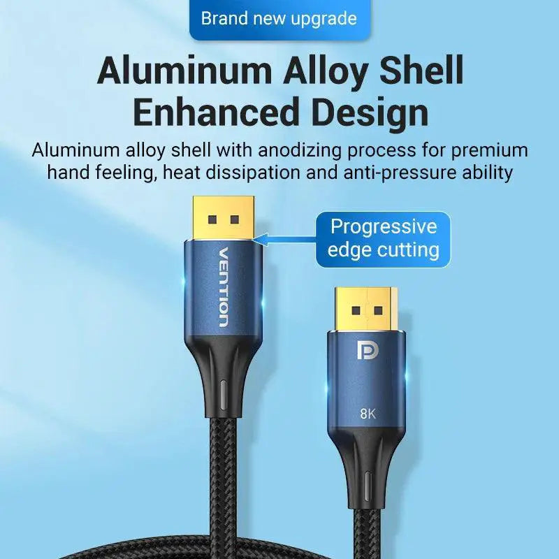 Vention 8K Gaming DisplayPort Cable Premium Visuals Audio