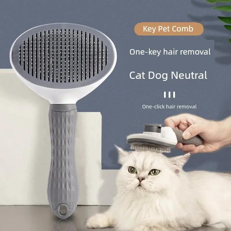 Cat Comb Hair Brush For Dog Hair Removal Handy Gadget