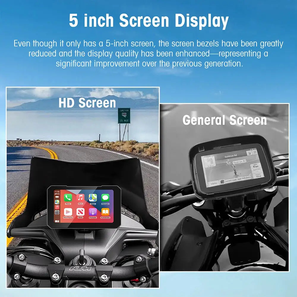 Touch Screen Motorcycle CarPlay Screen Support Wireless CarPlay — product view 8