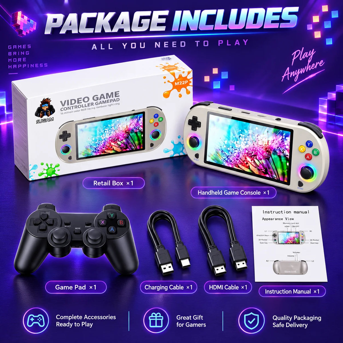 128GB M22 Pro Portable Handheld