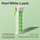 1pc Ice Cube Tray One Handed Press Ice Cube Maker With Lid