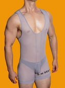 Men's Breathable Ice Vest Bodysuit Stylish Compression Shapewear