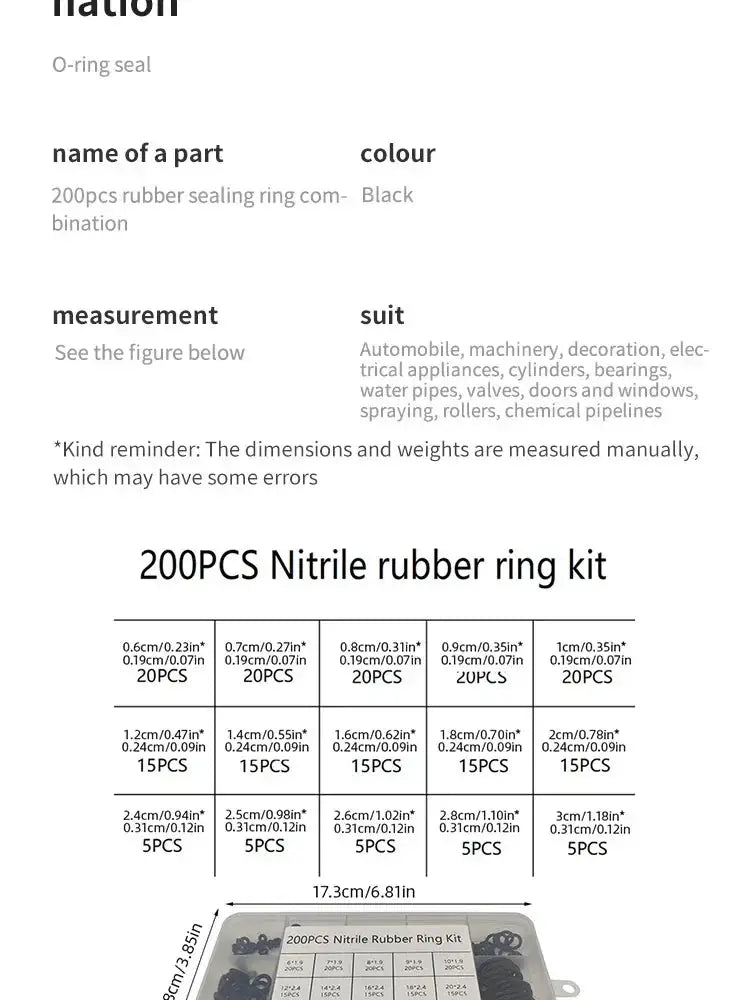 Leak-Proof O-Ring Set for Home Pressure — product view 13