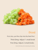 Gold Kitchen Chopping Artifact Multi-Functional Grater Slicer