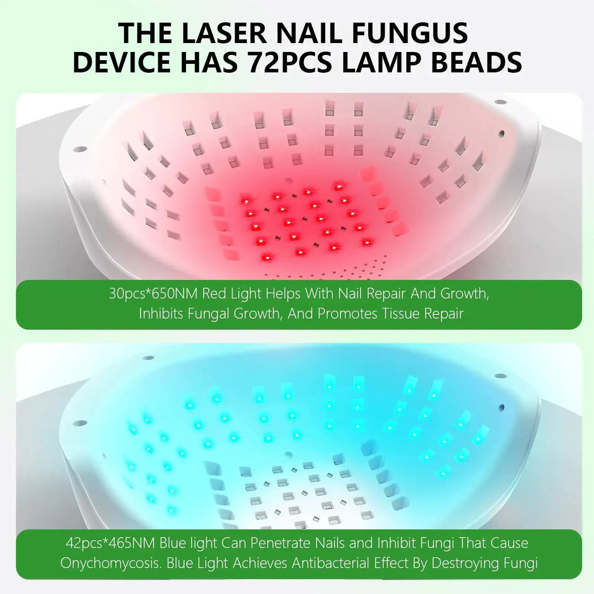 Nail Fungus Treatment Light Device Set Timer Dimming Phototherapy — product view 2