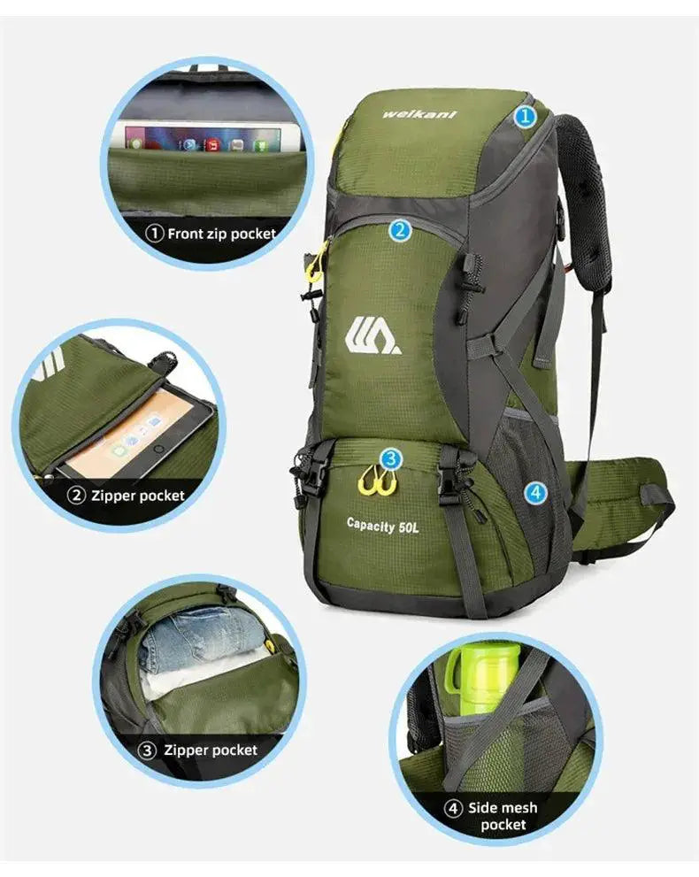 Large Capacity Hiking Backpack for Men — product view 18