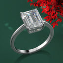 Moissanite Ring in Sterling Silver CB091714R