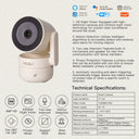 4MP Indoor Pan Tilt Camera For Home