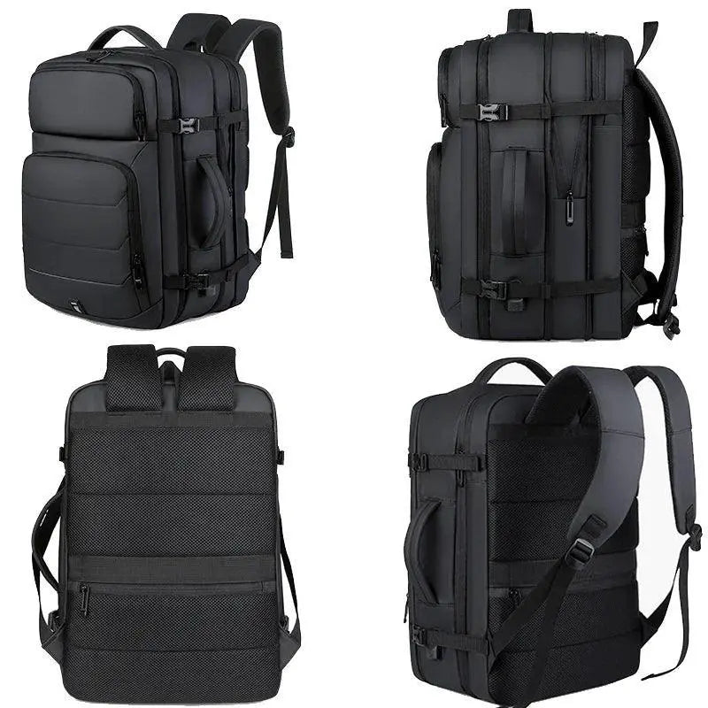 Waterproof 17 Inch Mens Laptop Backpack With USB Charging