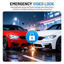 BCUOZ Dashcam with Super Night Vision - Front Rear