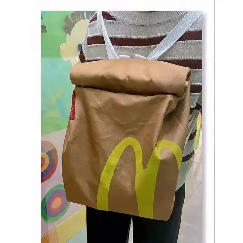 School Bag Polyester Paper Bag Backpack For Women Stylish