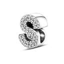 Charm Bead Sterling Silver Pink