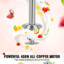 SucceBuy Ice Cream Blender High-Speed Ice Cream Maker Mixer Stir
