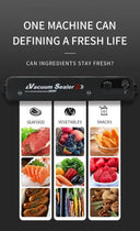 Freshness Lock Vacuum Sealer for Meals