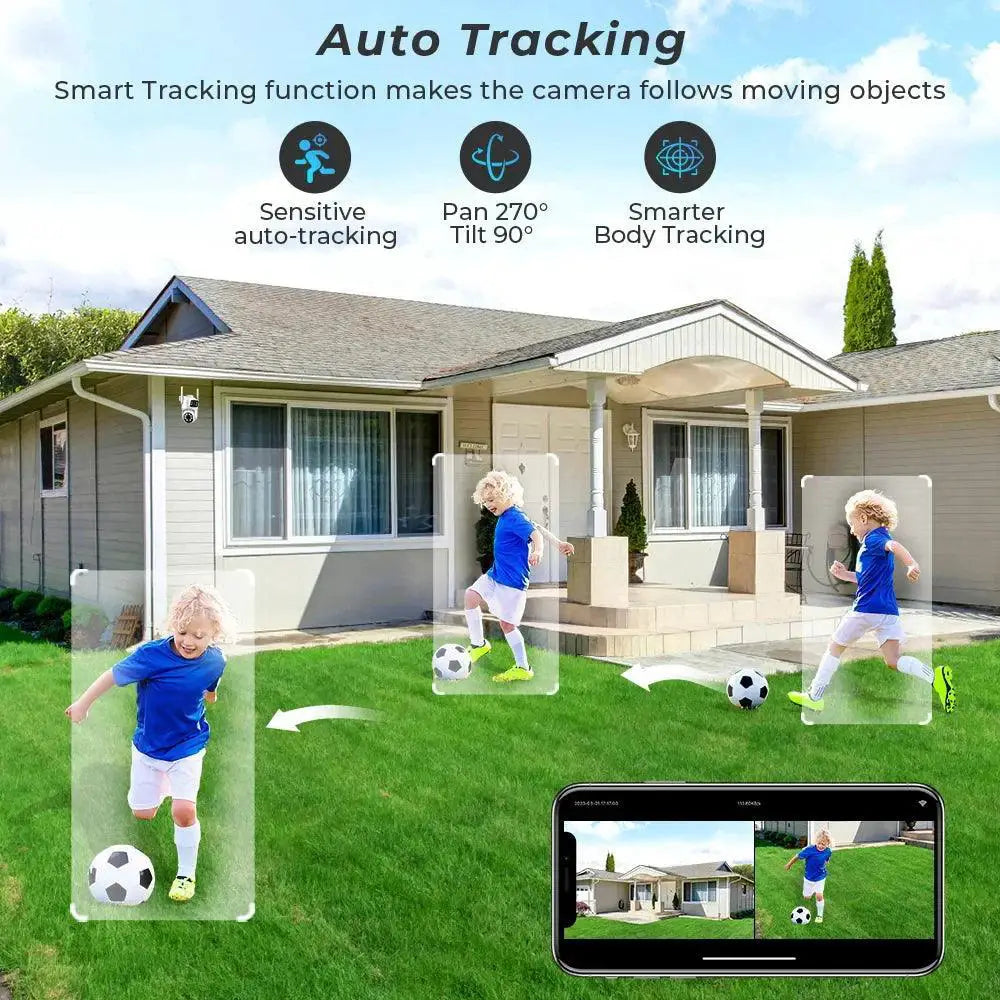 Hiseeu Smart Surveillance Camera Enhanced AI Security Tech