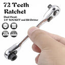 Double-Ended Mini Ratchet Wrench Set Compact Durable High Torque