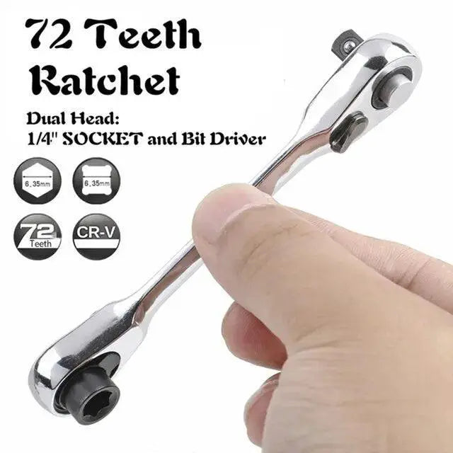 Double Ended Mini Ratchet Wrench Set Compact High Torque
