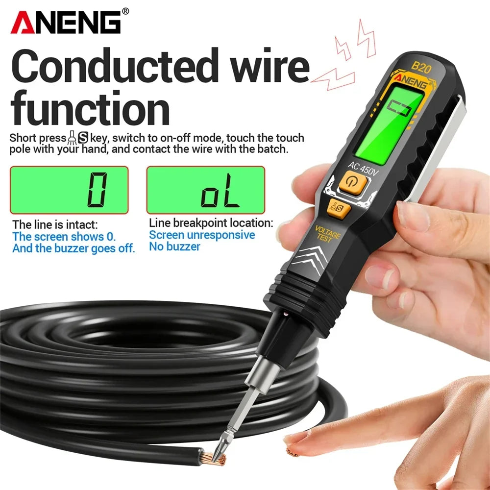 Dual-Use Screwdriver Voltage Tester Pen