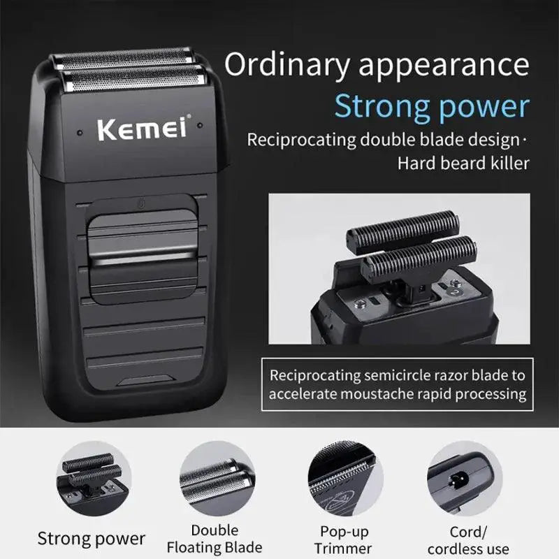 Professional Electric Hair Clipper And Shaver Kit For Men