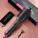 KIPOZI Hot Air Brush 4 in 1 Comb Reduces Frizz Curls