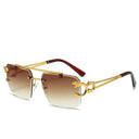 UV400 Rimless Sunglasses All Day Wear