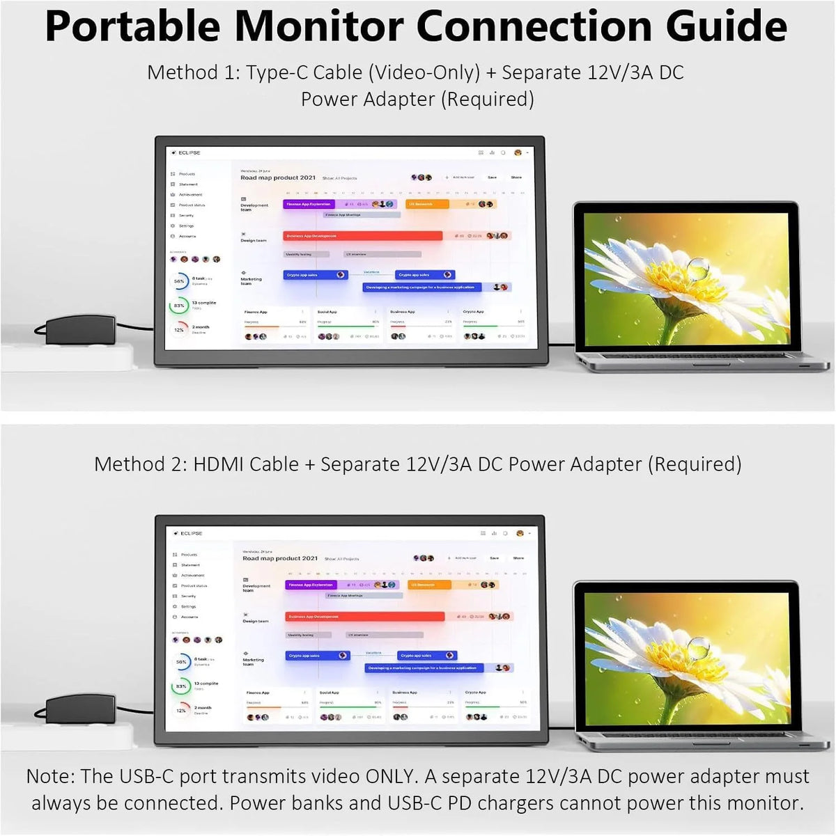 Ahxjka Monitor Clearer Viewing