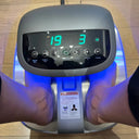 Red Blue Light Display Stainless Steel Material Tera Hz IMD Screen for Elderly Wentun 1.0 Foot Spa 2-in-1 Foot Massage with