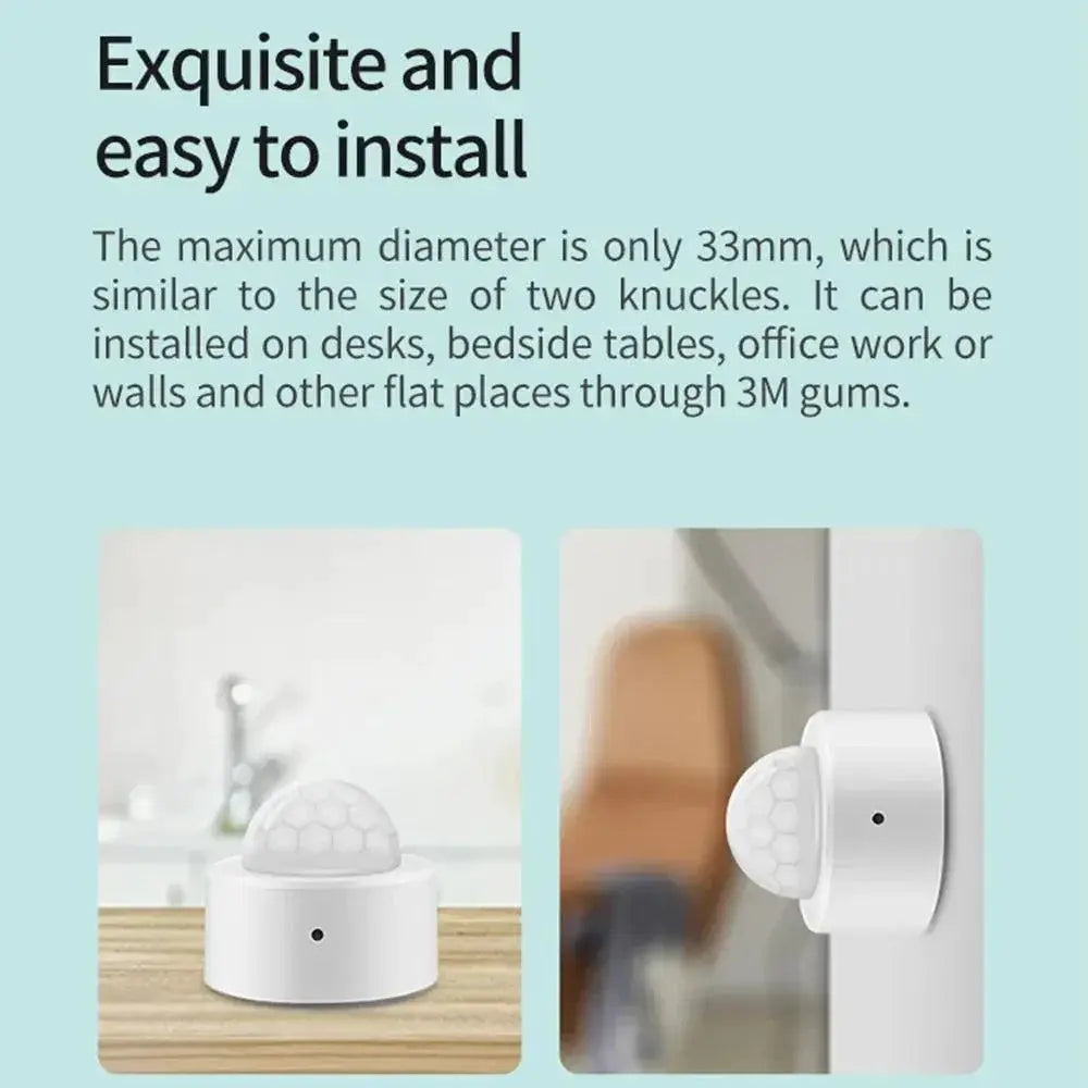 Mini Zigbee Motion Detector For Smart Home Security Solution