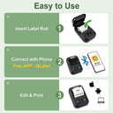 Portable Mini Printer E210 Inkless Bluetooth Label Maker
