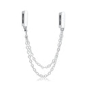 Sterling Silver Charm Flat Clip