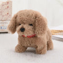 Lifelike Interactive Plush Robot Dog Adorable Companion Toy