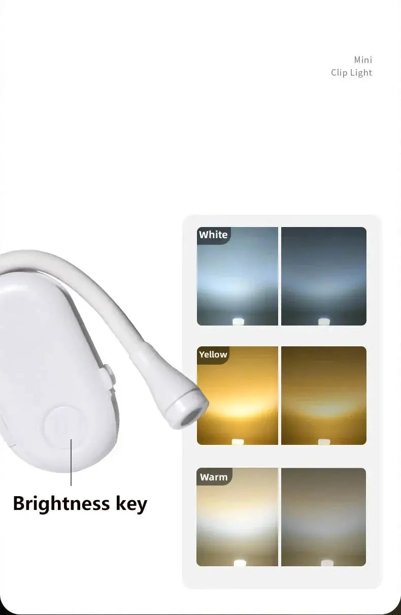 Dimmable Eye-Protect Clip-On Book Light — product view 16