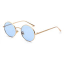 Unisex SHAUNA Retro Round Sunglasses with UV400 Protection