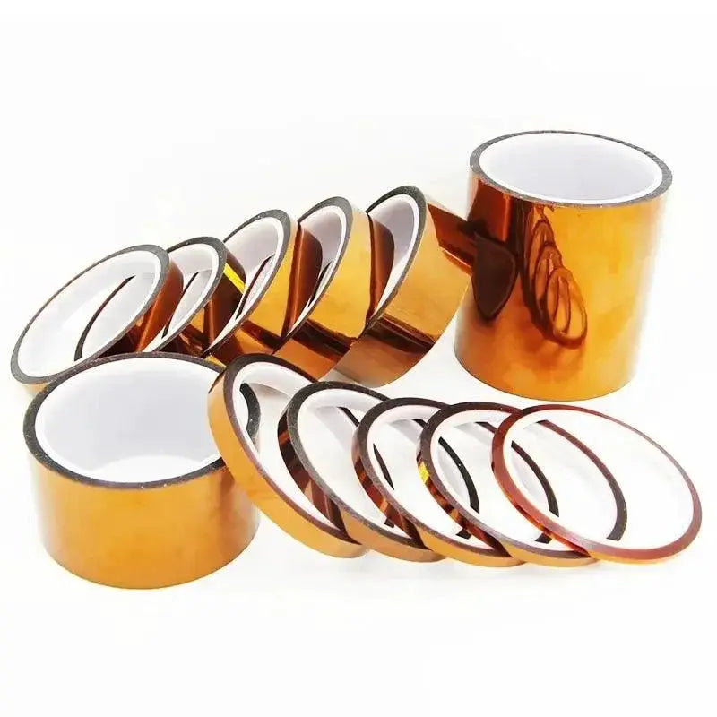 Gold Finger High Temp Polyimide Anti Static Tape 30m