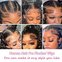 Human Water Wave 13x6 Lace Front Wig
