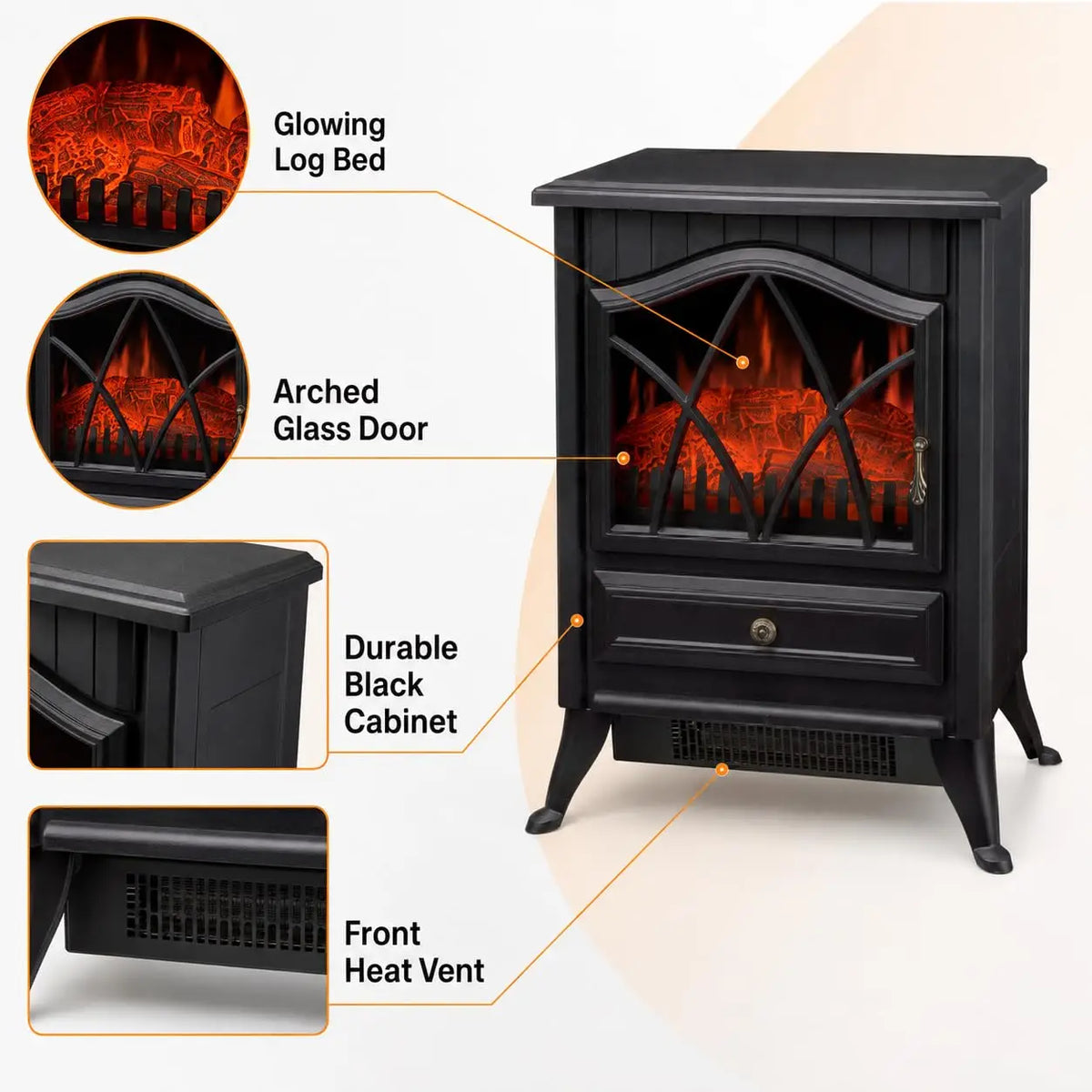 Portable LED Room Heater