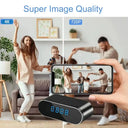 4K WiFi Clock Camera With Infrared Night Vision Motion Detection