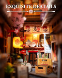 Robotime Sakura Wine Alley Diy Booknook Kit