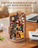 Robotime Silent Corner DIY Book Nook Kit