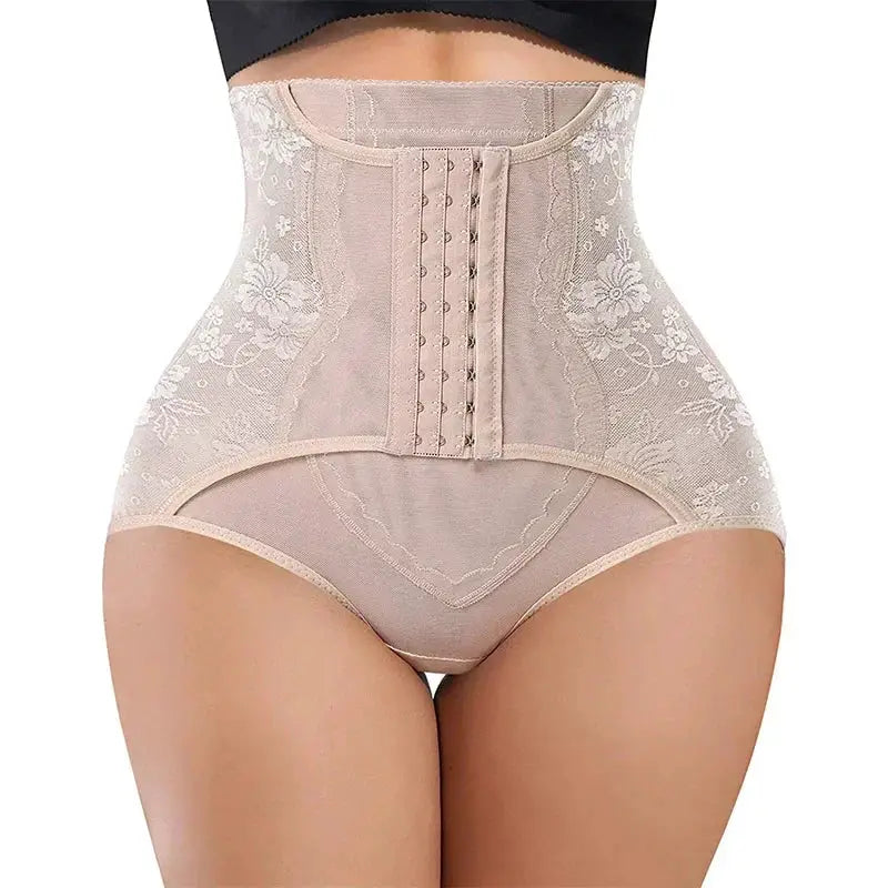 GUUDIA Seamless Tummy Control Shapewear Panties With Hooks