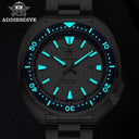 ADDIESDIVE Hot Men's Business Quartz Watch 200m Waterproof Ceramic Bezel BGW9 Super Luminous Luxury Men's Stainless Steel Watch