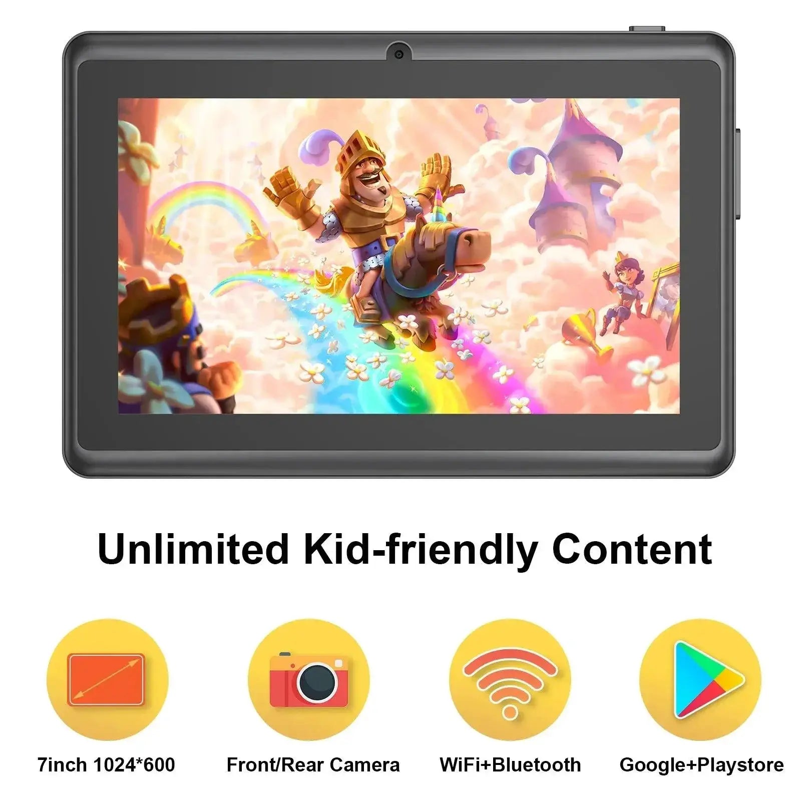 Android Tablet For Kids 7 Inch With WiFi Parental Controls