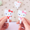 Hello Kitty Sanrio Adhesive Key Holder Cute Organizer for Keys