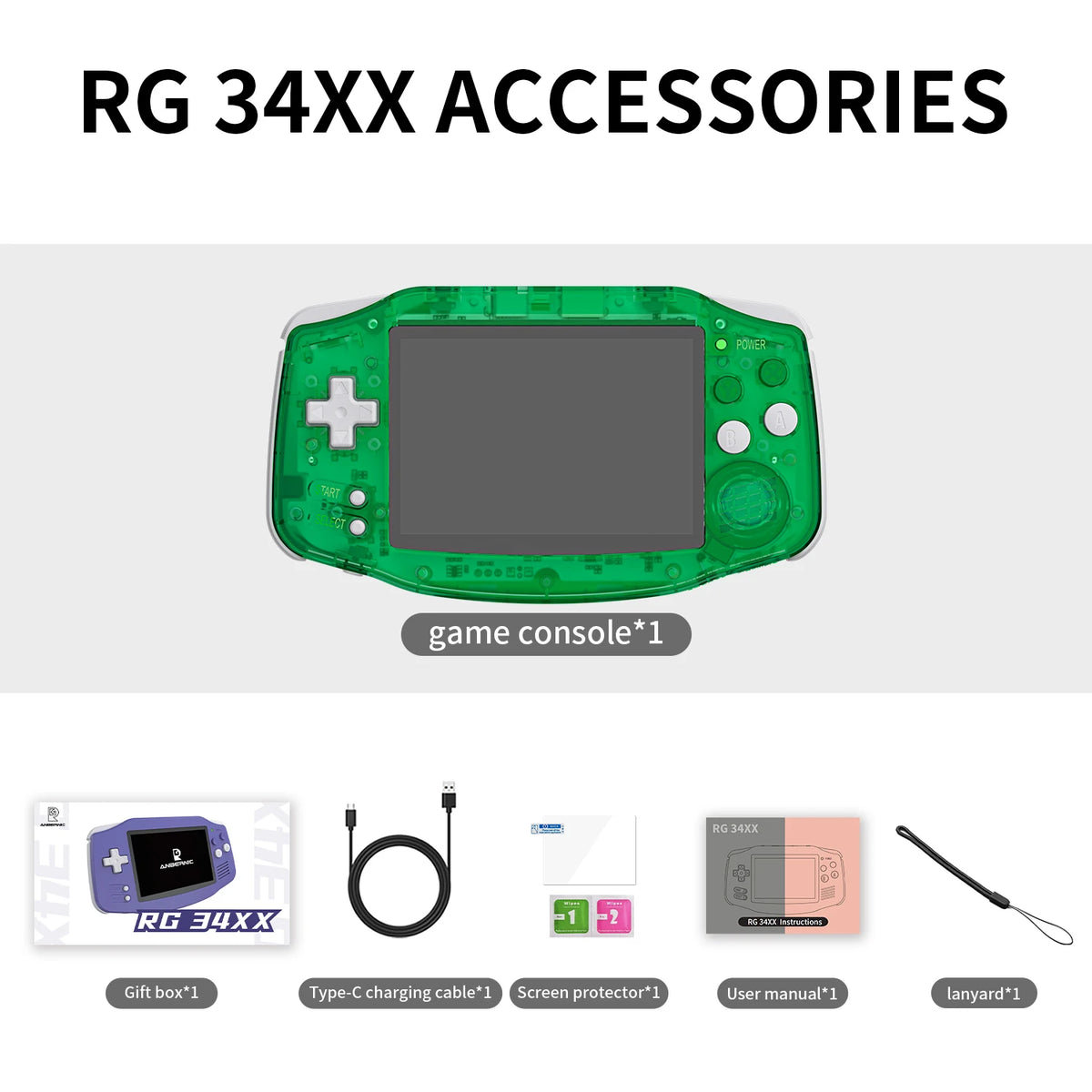 ANBERNIC Retro Handheld Game Console Screen Linux System HDMI — product view 12